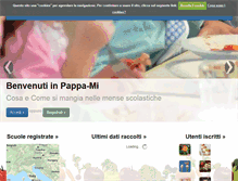 Tablet Screenshot of pappa-mi.it